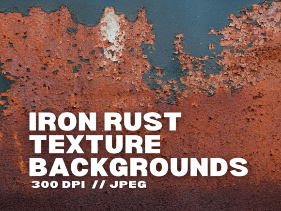 15 Iron Rust Texture Backgrounds