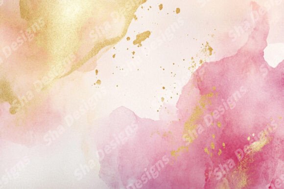 Abstract Watercolor Background with Pink: A Versatile Design for Multiple Uses