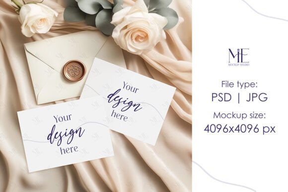Double Invite Card Mock Up, Wedding PSD: A Creative Tool for Modern Designers