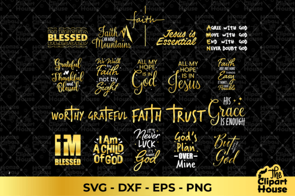 Faith Quotes Bundle: A Versatile Resource for Creative Expression
