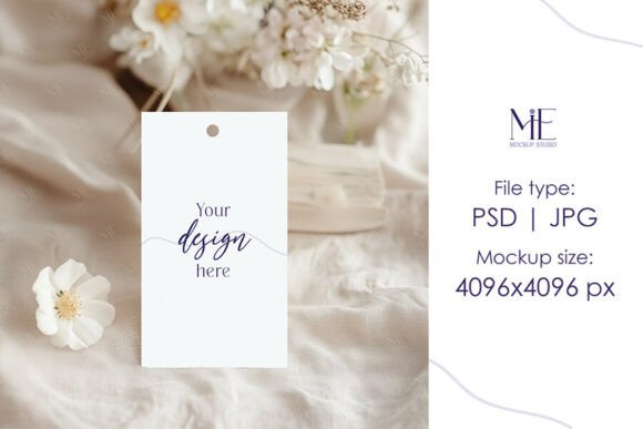 Gift Tag Mockup, Thank You Tag Mock Up