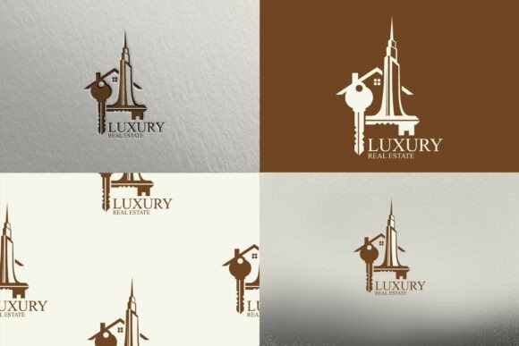 Modern Luxury Real Estate Logo